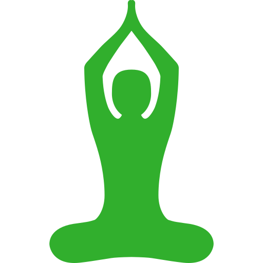 Green Yoga Icon